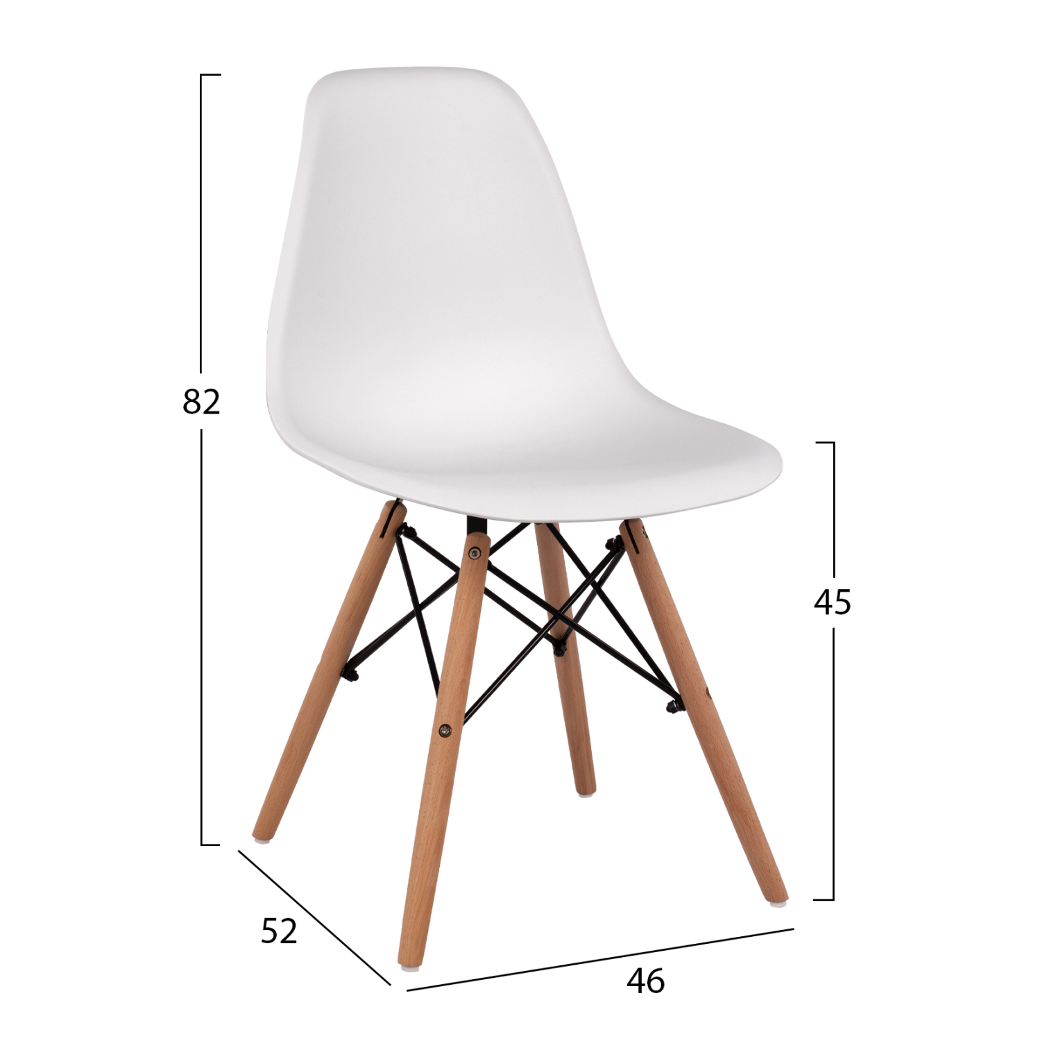 Karrige TWIST EH8460.21 46x50x82Hcm. - Figura 2